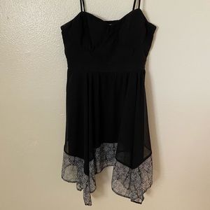 American Eagle Black Handkerchief Dress
